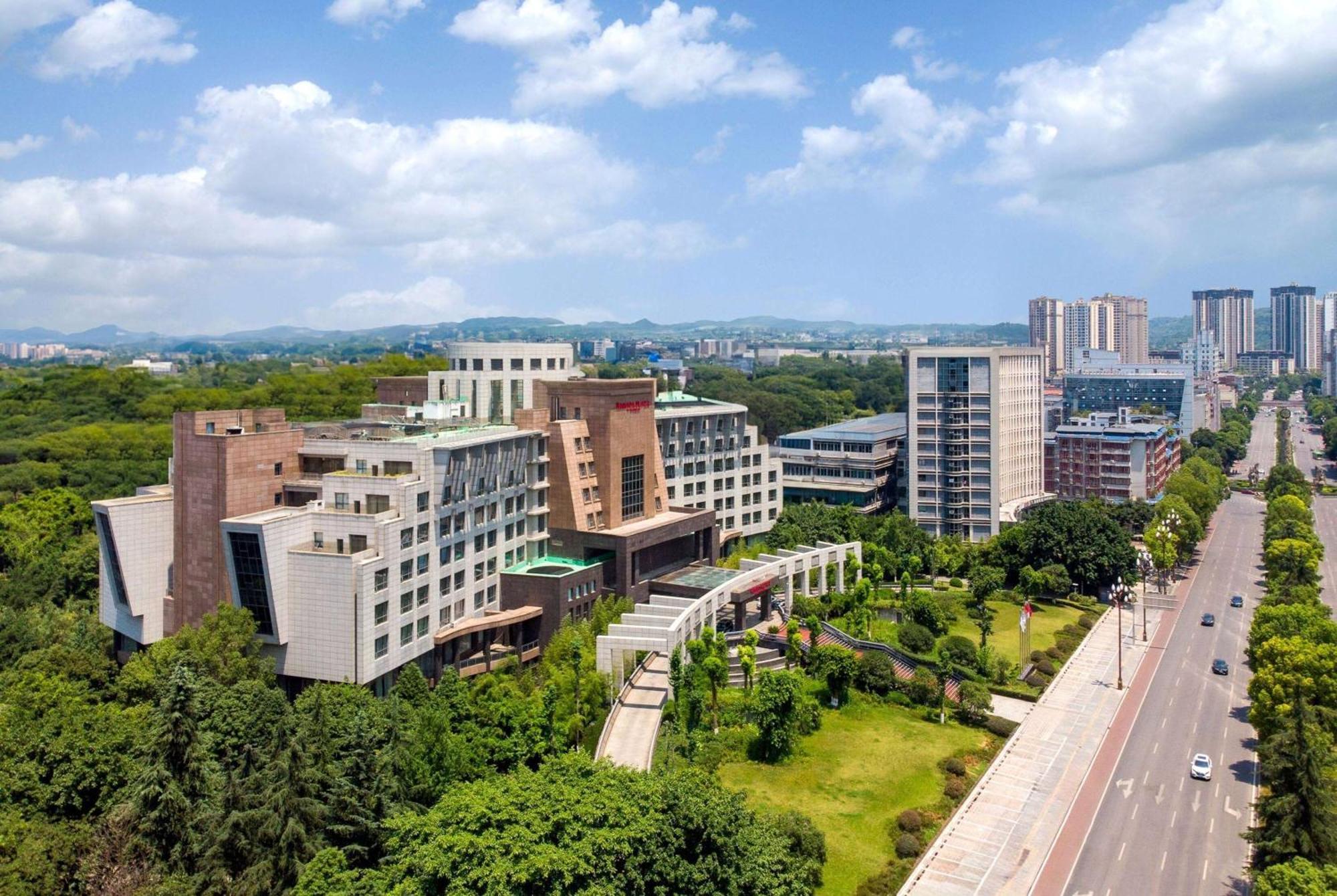 Hotel Ramada Plaza By Wyndham Chongqing West Exterior foto